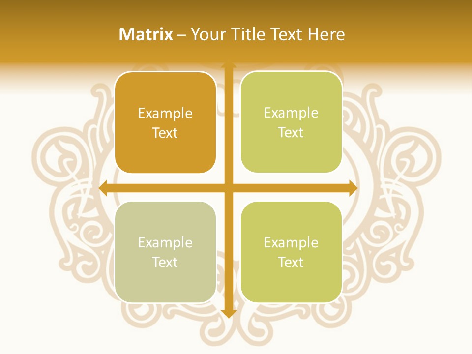 Vector Decor Fashion PowerPoint Template