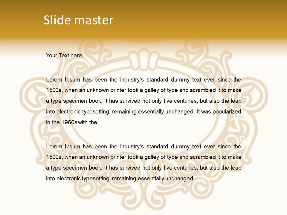 Vector Decor Fashion PowerPoint Template