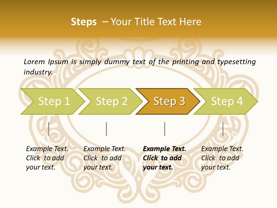 Vector Decor Fashion PowerPoint Template