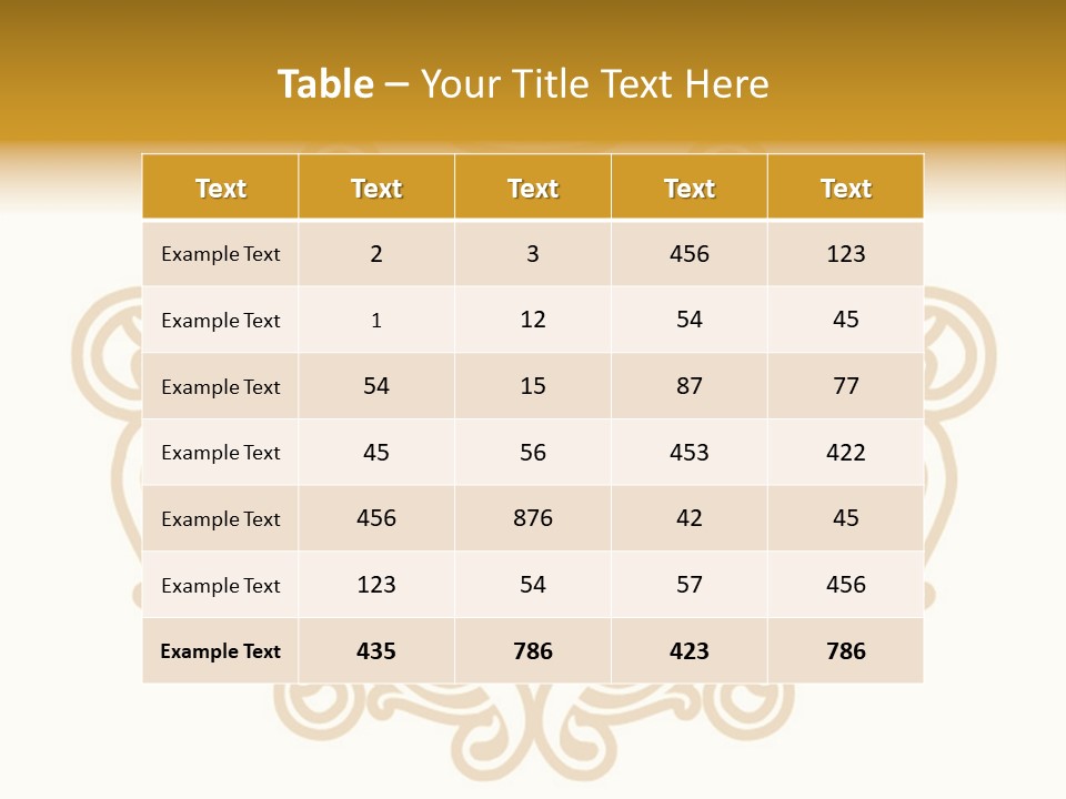 Vector Decor Fashion PowerPoint Template