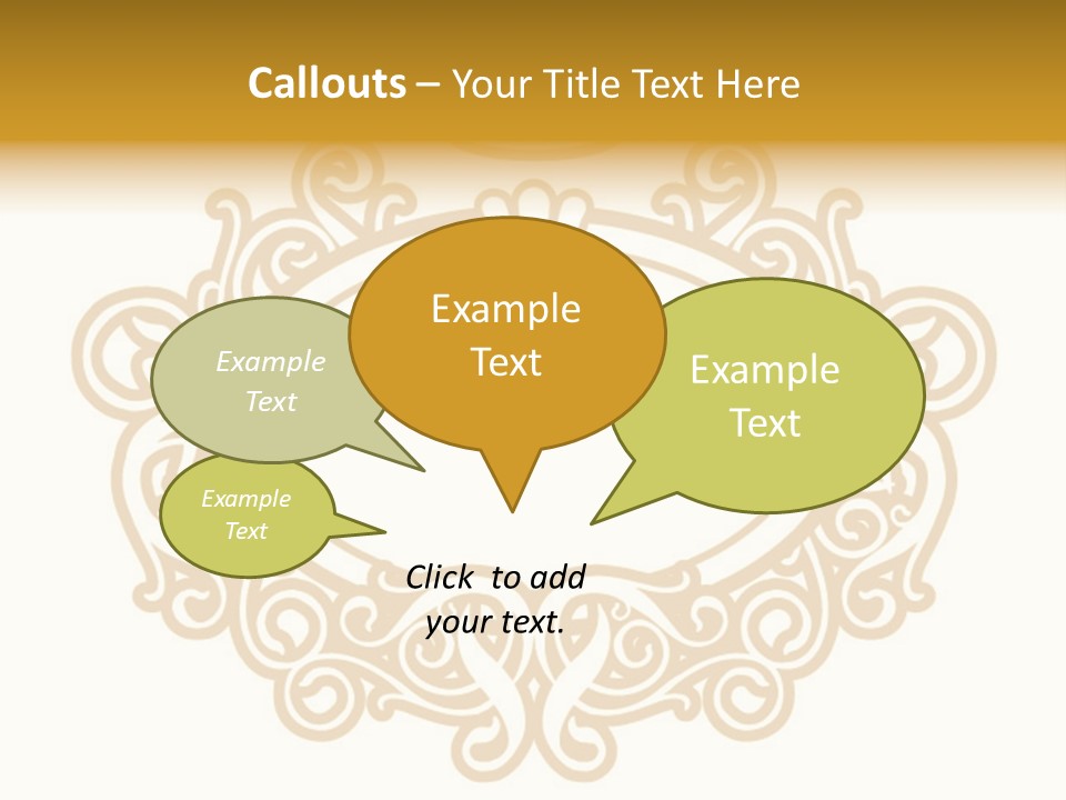 Vector Decor Fashion PowerPoint Template