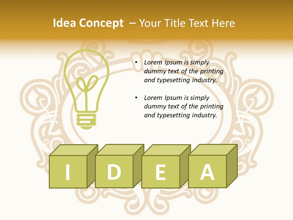 Vector Decor Fashion PowerPoint Template