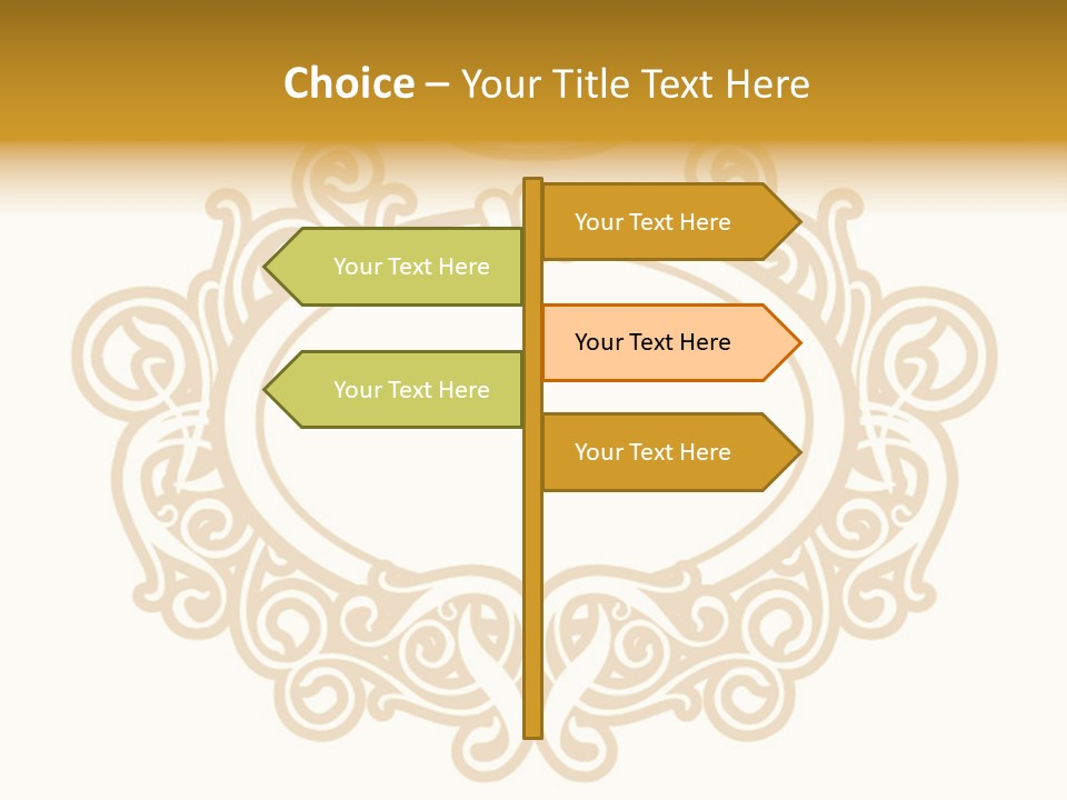 Vector Decor Fashion PowerPoint Template