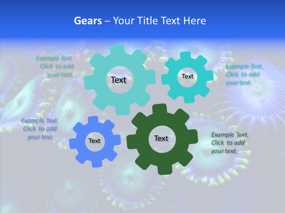 Efflorescent Conservation Bubble PowerPoint Template