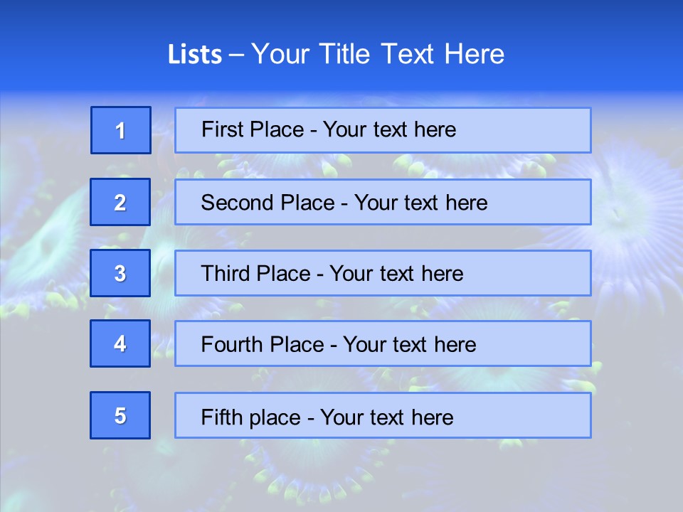 Efflorescent Conservation Bubble PowerPoint Template