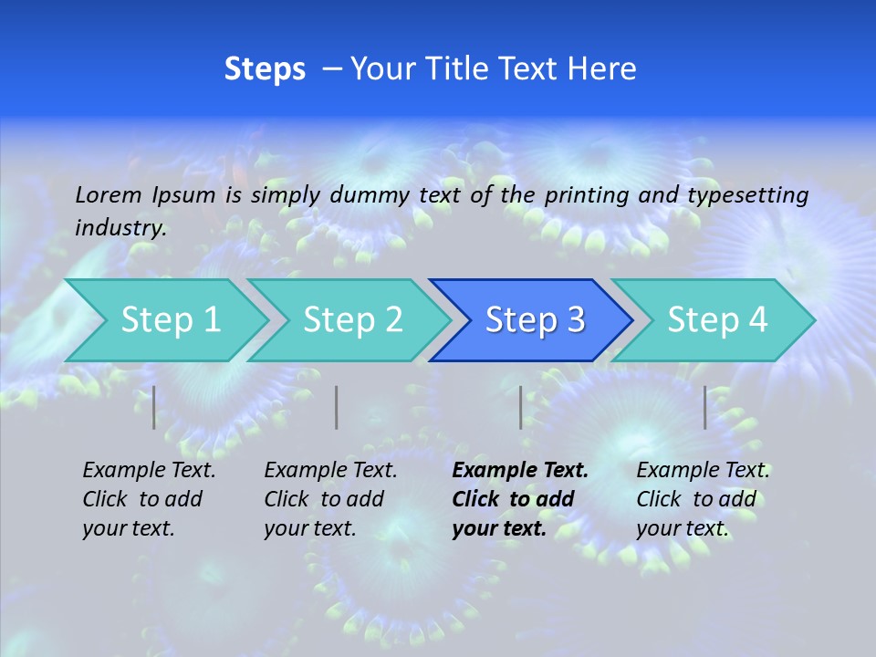 Efflorescent Conservation Bubble PowerPoint Template