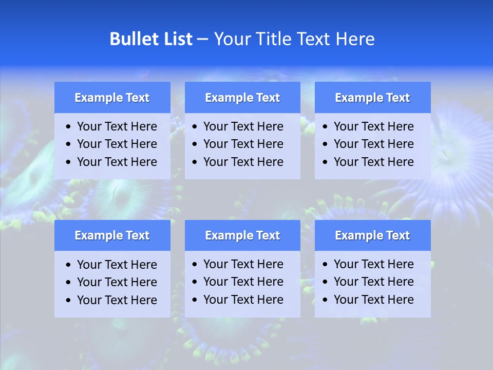 Efflorescent Conservation Bubble PowerPoint Template