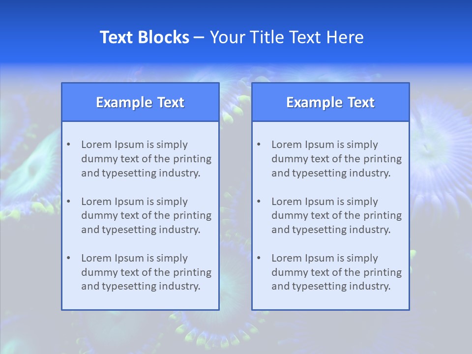 Efflorescent Conservation Bubble PowerPoint Template