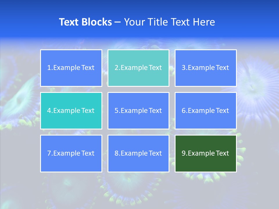 Efflorescent Conservation Bubble PowerPoint Template