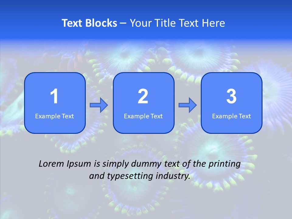 Efflorescent Conservation Bubble PowerPoint Template