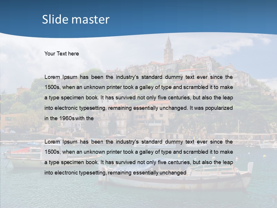 Traditional Rope Village PowerPoint Template