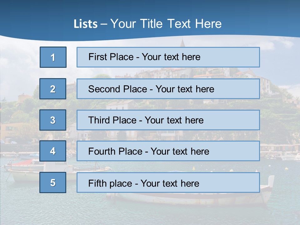 Traditional Rope Village PowerPoint Template