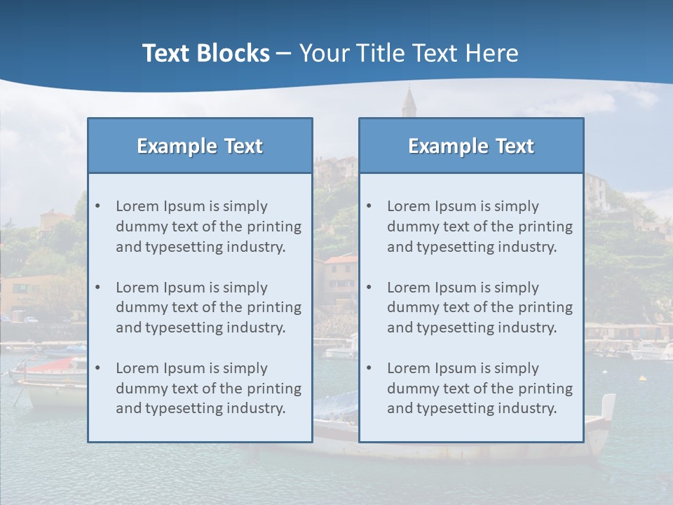 Traditional Rope Village PowerPoint Template