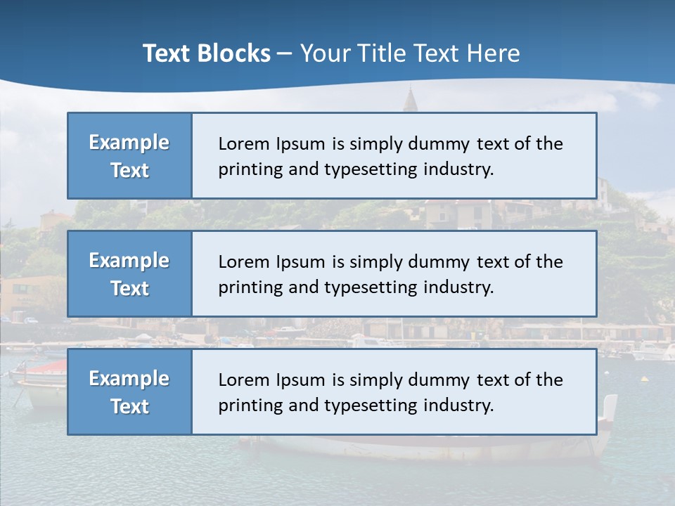 Traditional Rope Village PowerPoint Template