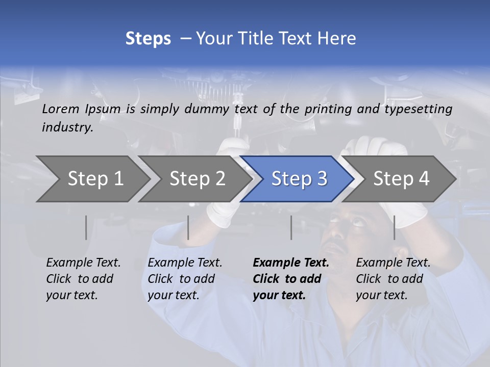 Wrench People Pipe PowerPoint Template