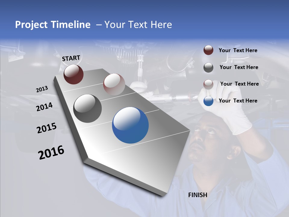 Wrench People Pipe PowerPoint Template
