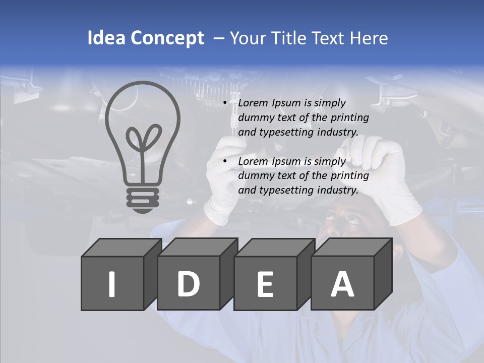 Wrench People Pipe PowerPoint Template