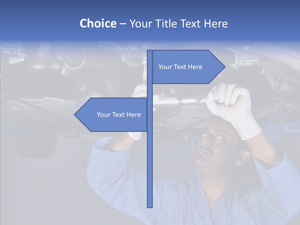 Wrench People Pipe PowerPoint Template