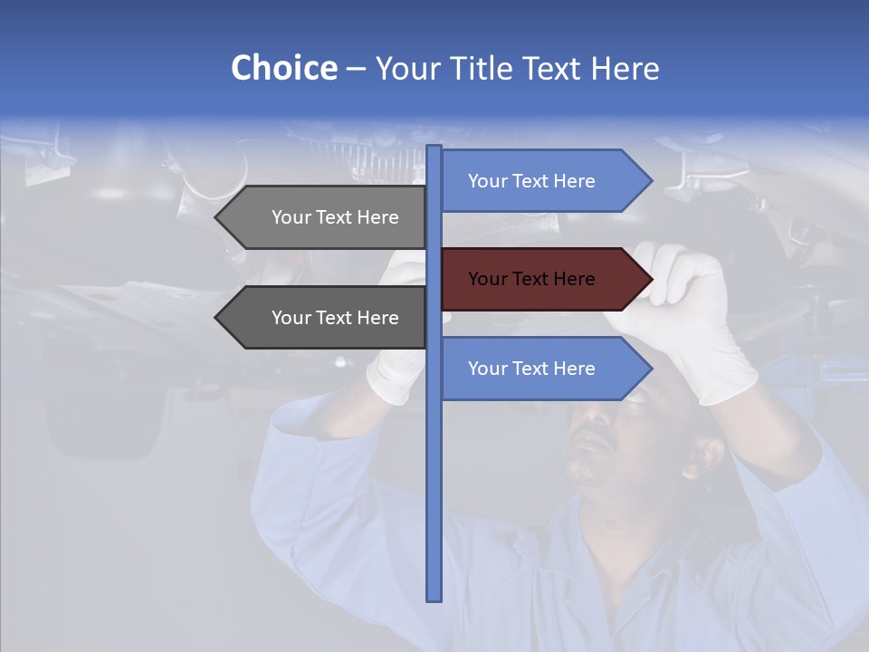 Wrench People Pipe PowerPoint Template