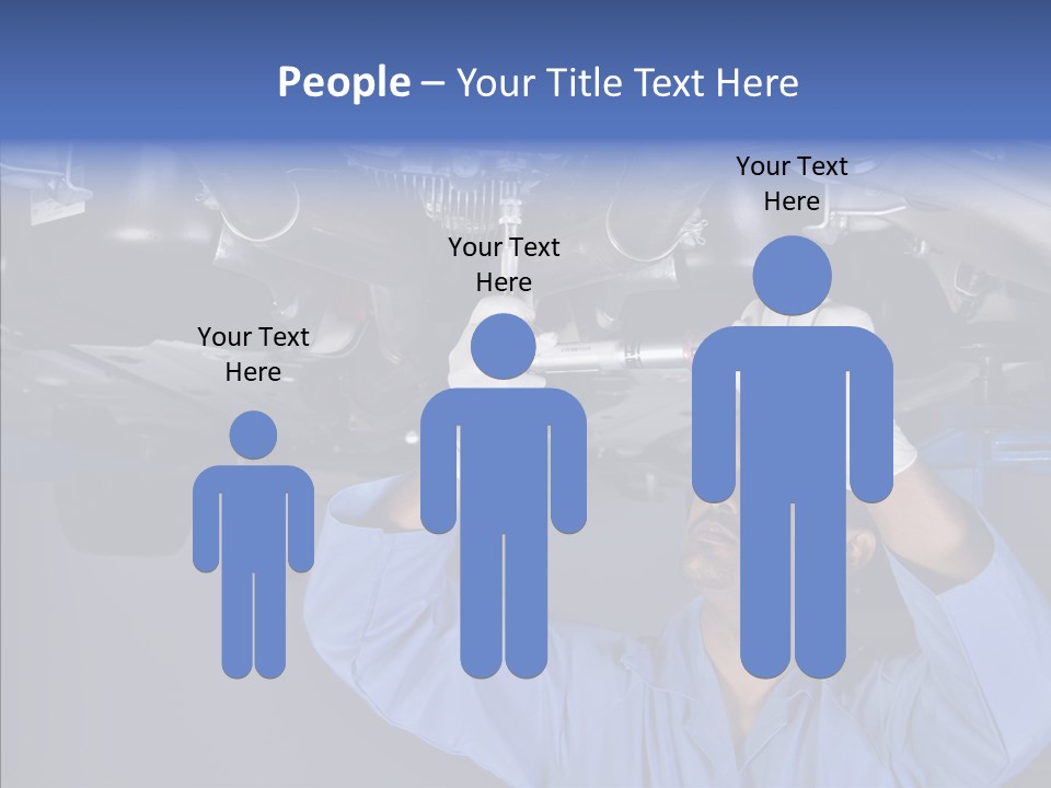 Wrench People Pipe PowerPoint Template