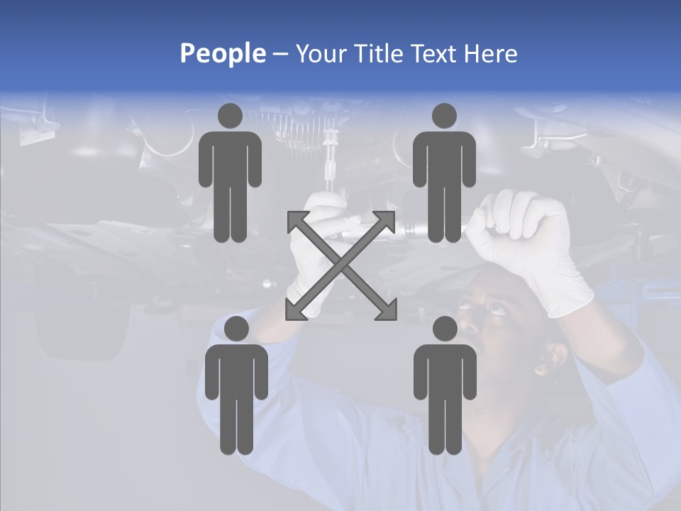 Wrench People Pipe PowerPoint Template
