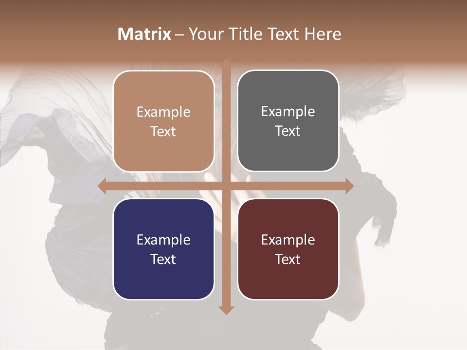 Hairstyle Passion Head PowerPoint Template