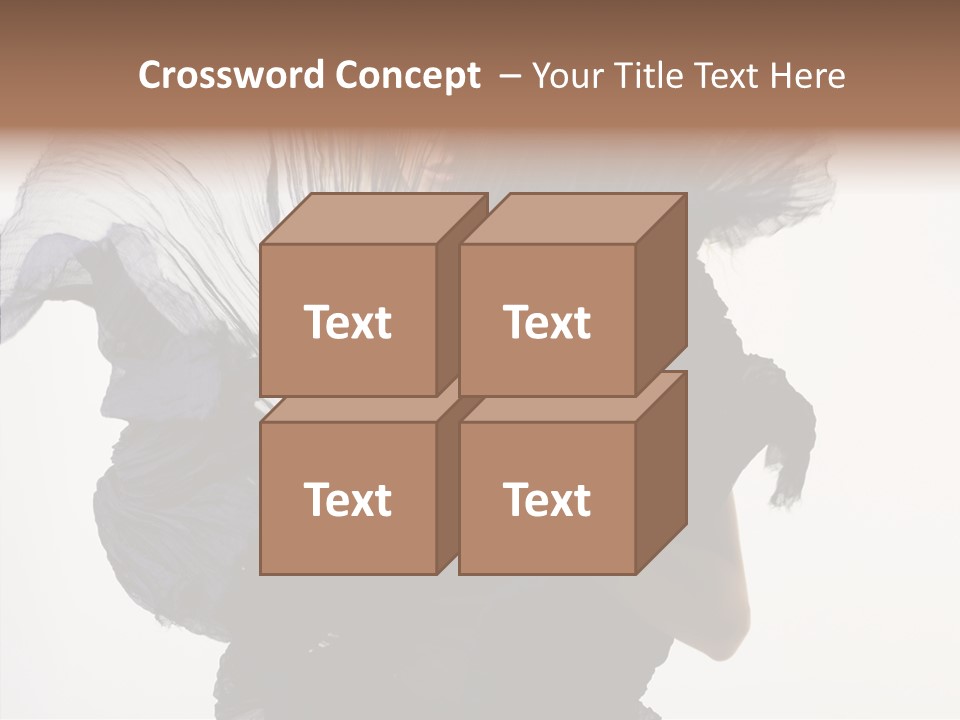 Hairstyle Passion Head PowerPoint Template