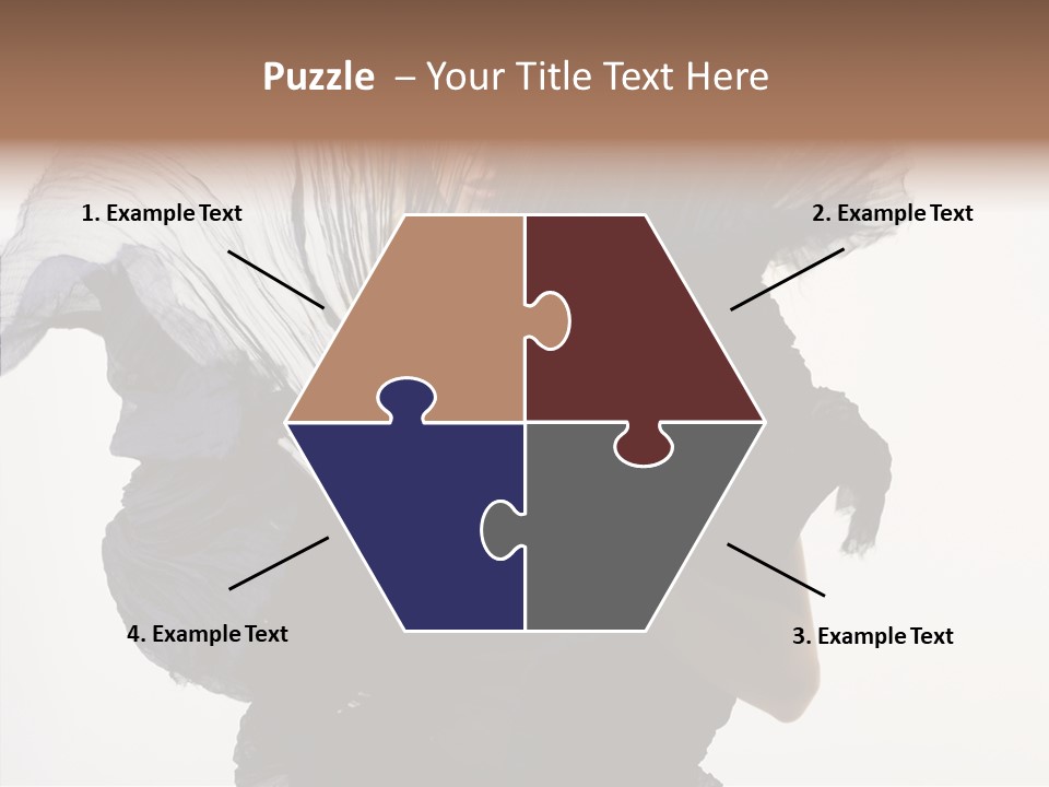 Hairstyle Passion Head PowerPoint Template