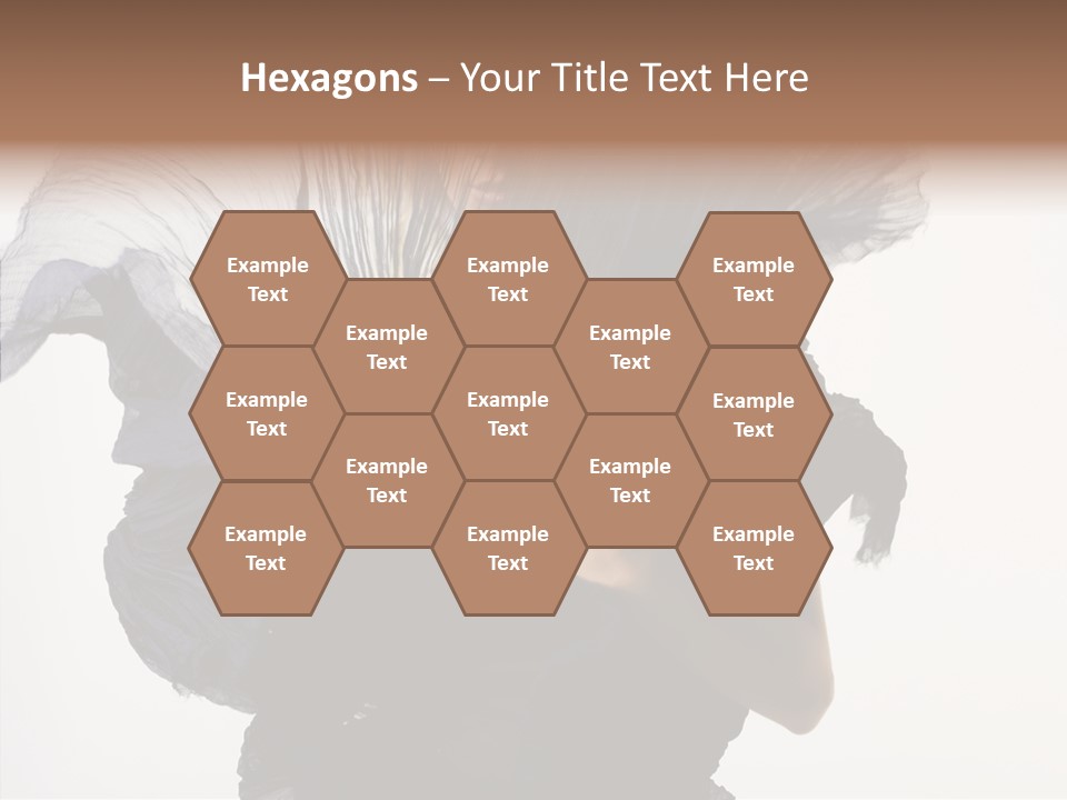 Hairstyle Passion Head PowerPoint Template