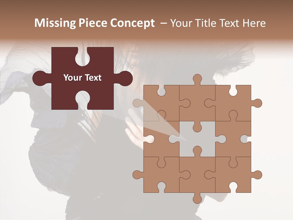 Hairstyle Passion Head PowerPoint Template