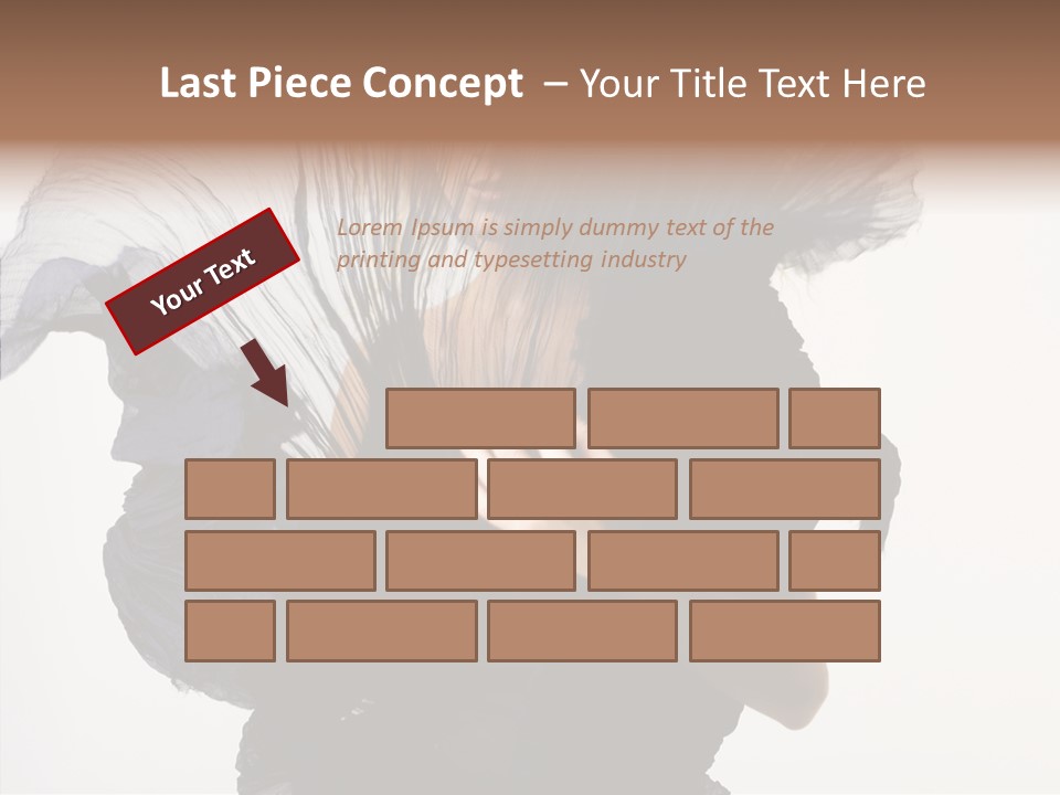 Hairstyle Passion Head PowerPoint Template