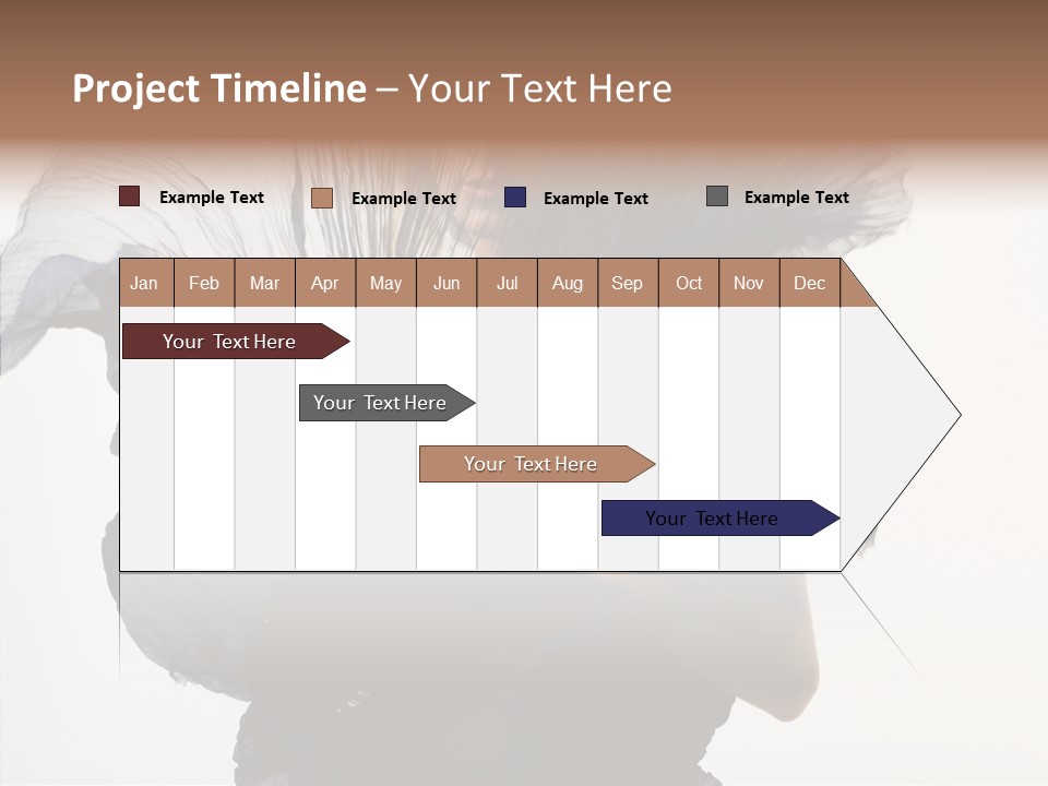 Hairstyle Passion Head PowerPoint Template