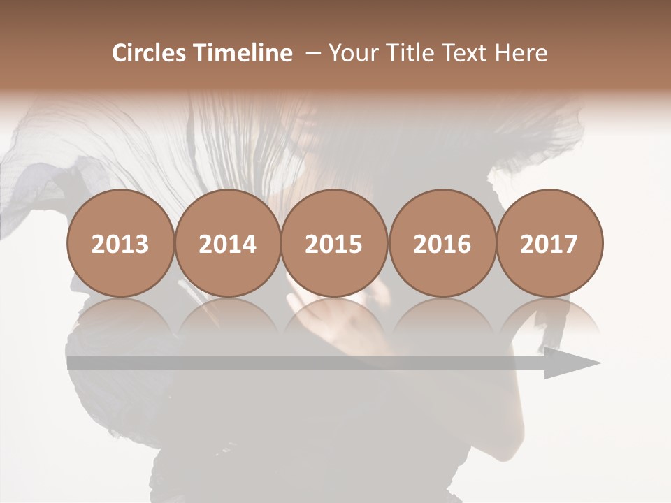 Hairstyle Passion Head PowerPoint Template