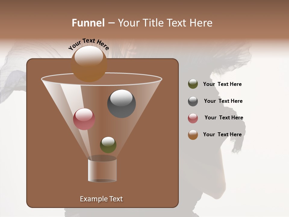 Hairstyle Passion Head PowerPoint Template