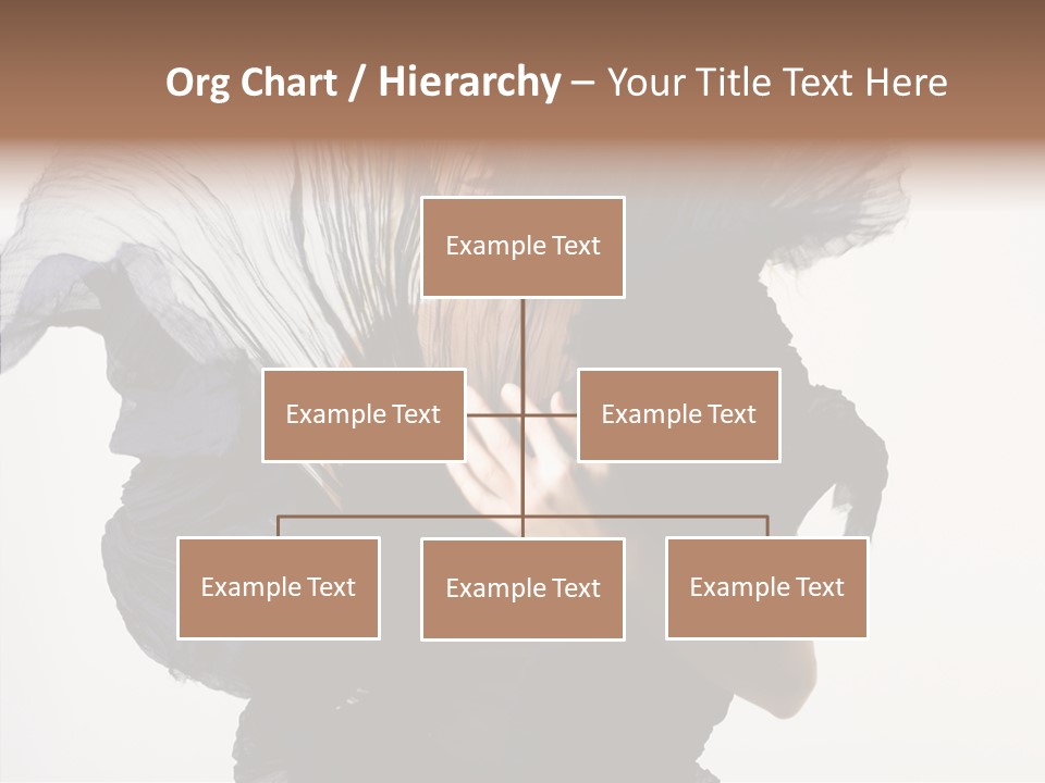Hairstyle Passion Head PowerPoint Template