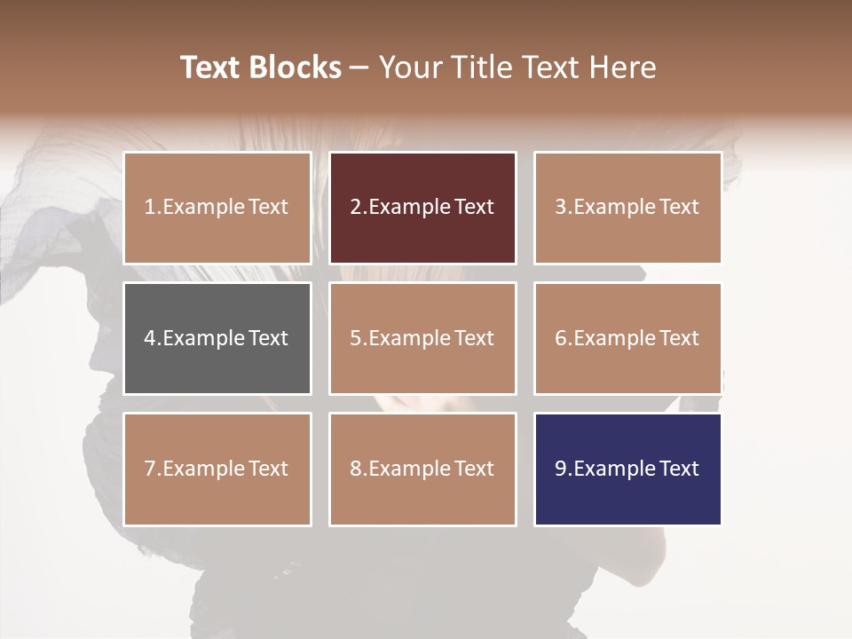 Hairstyle Passion Head PowerPoint Template