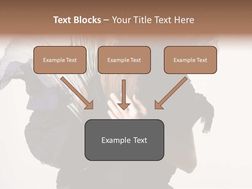 Hairstyle Passion Head PowerPoint Template