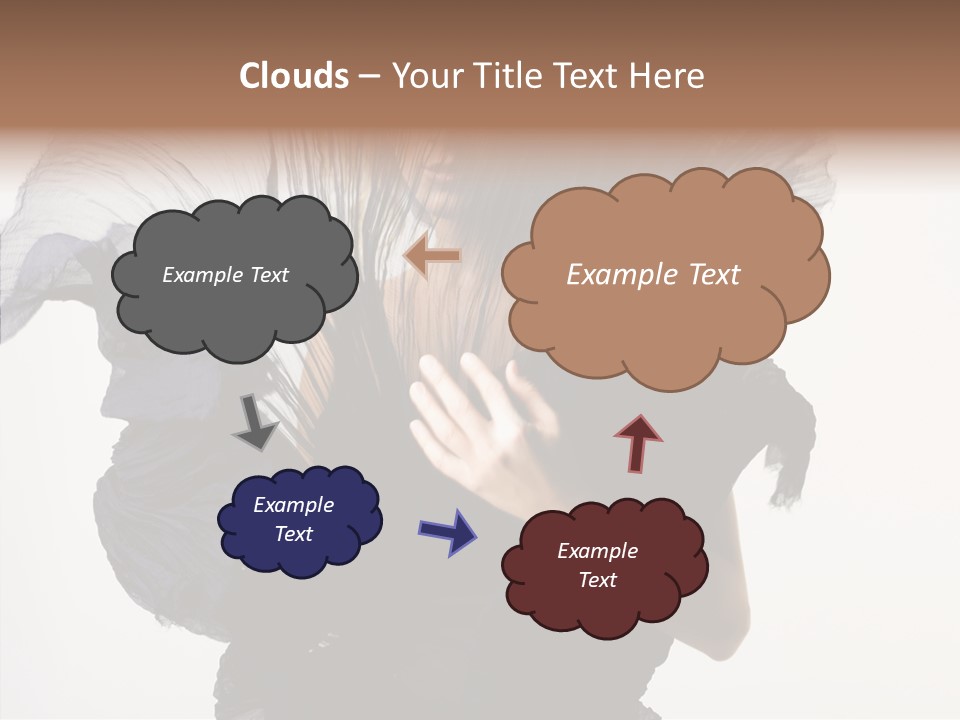 Hairstyle Passion Head PowerPoint Template