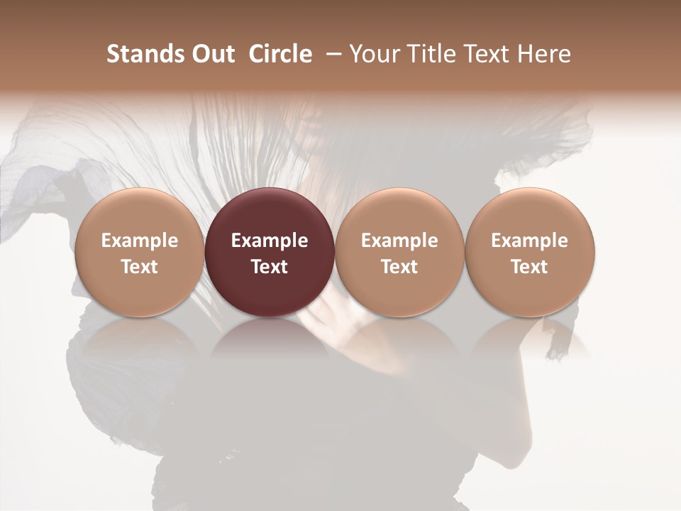 Hairstyle Passion Head PowerPoint Template