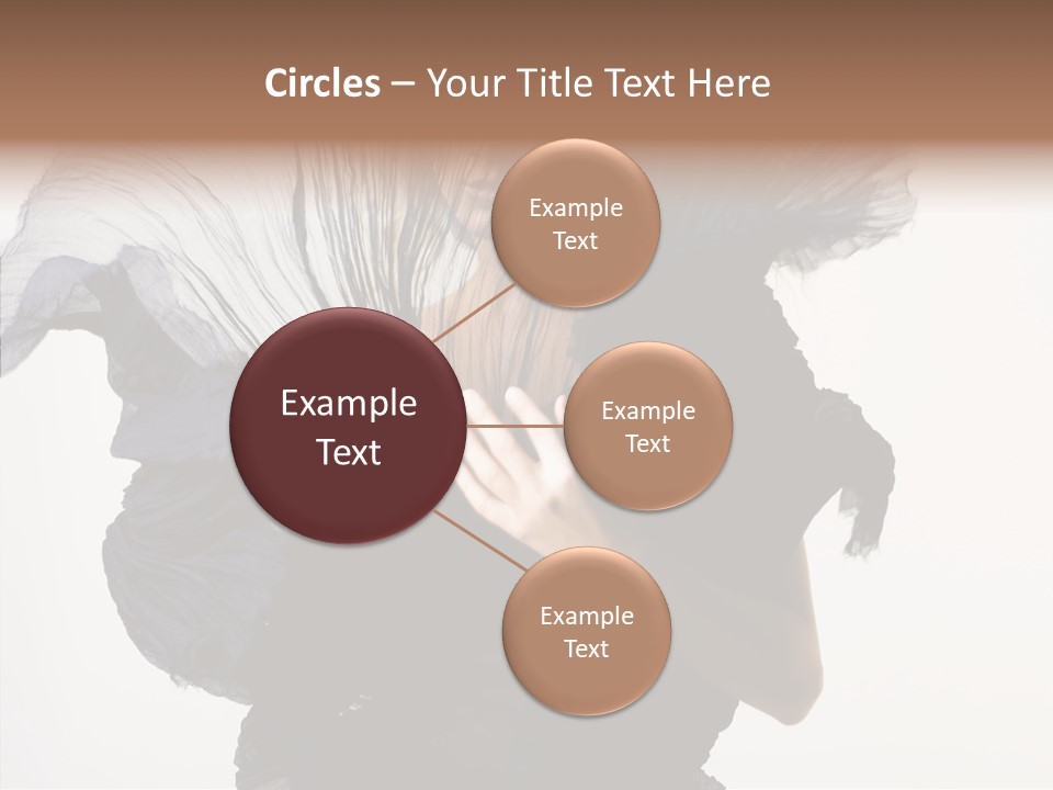 Hairstyle Passion Head PowerPoint Template