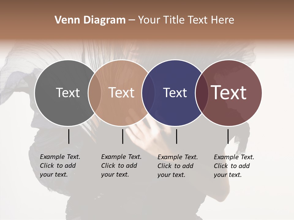 Hairstyle Passion Head PowerPoint Template