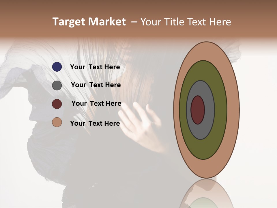 Hairstyle Passion Head PowerPoint Template