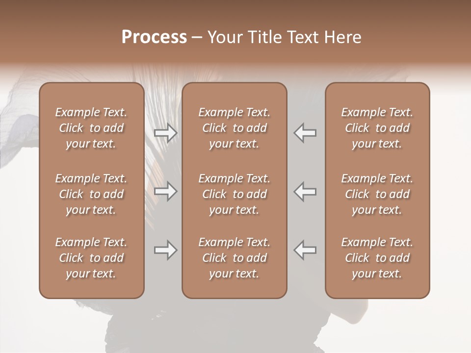 Hairstyle Passion Head PowerPoint Template
