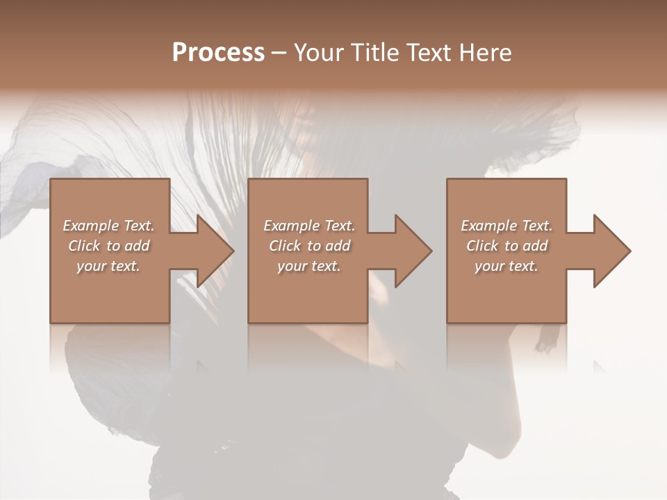 Hairstyle Passion Head PowerPoint Template