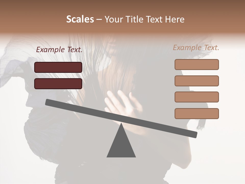 Hairstyle Passion Head PowerPoint Template