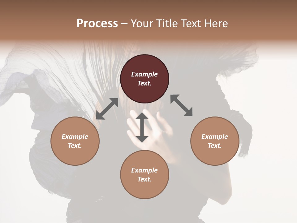 Hairstyle Passion Head PowerPoint Template