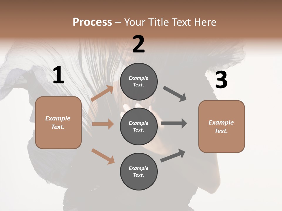 Hairstyle Passion Head PowerPoint Template