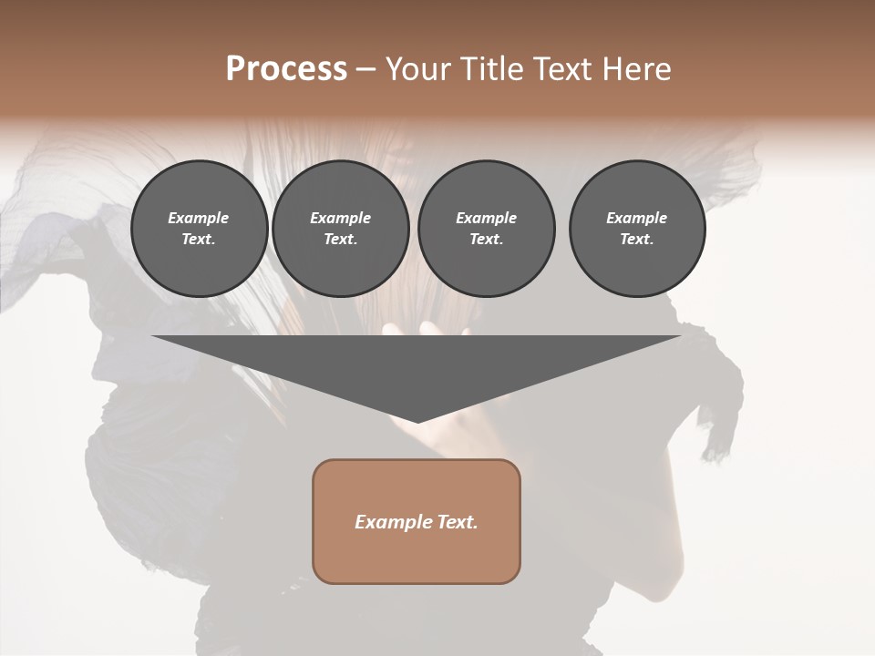 Hairstyle Passion Head PowerPoint Template