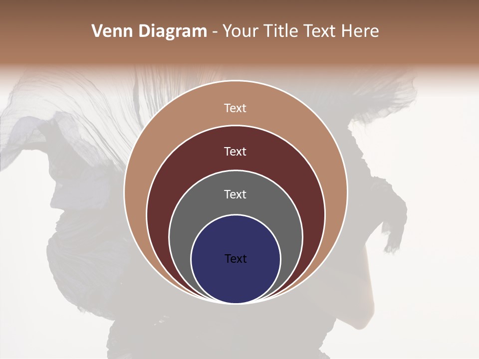 Hairstyle Passion Head PowerPoint Template