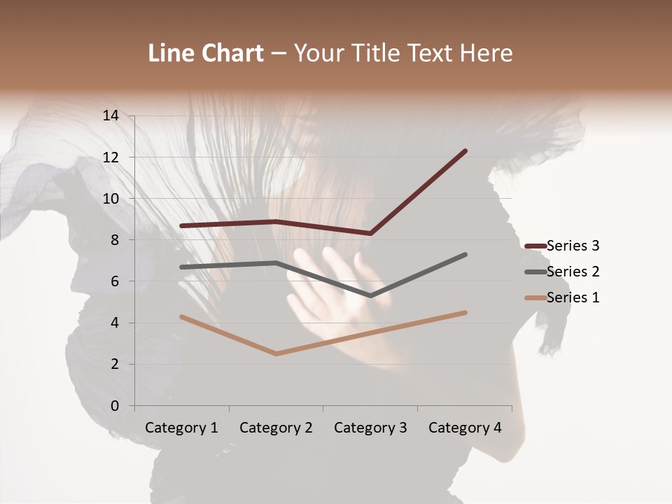 Hairstyle Passion Head PowerPoint Template